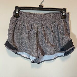 Lululemon Women’s Gray Hotty Hot Shorts 8
